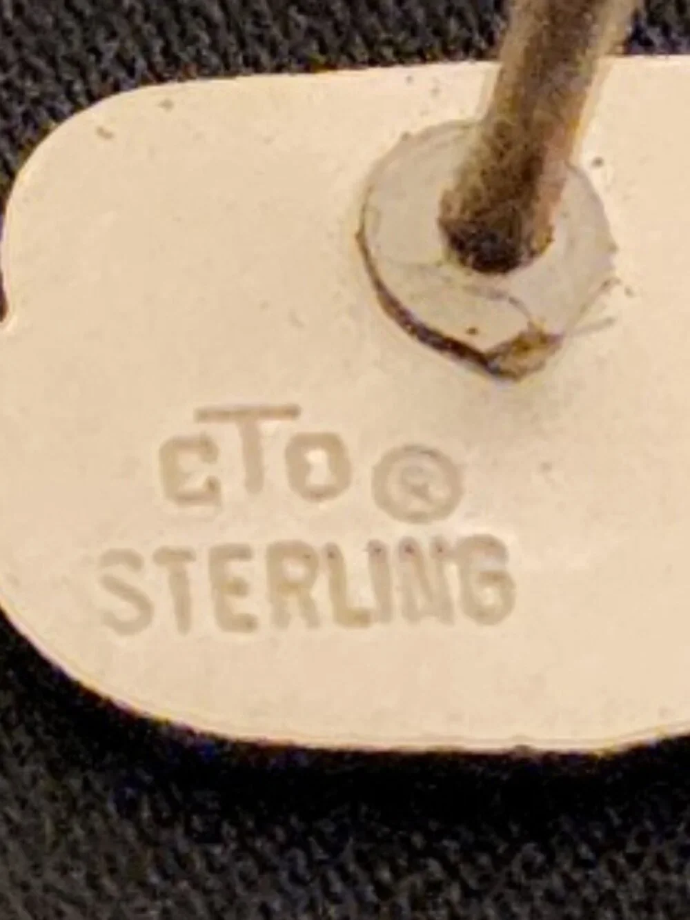 Vintage MSD Sterling Award Tie Clip and Pin